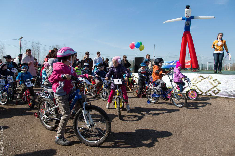 Праздник юных велосипедистов в Равде